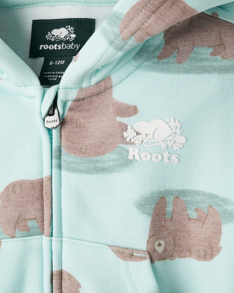 baby cozy bear kapuzenpullover mit reißverschluss