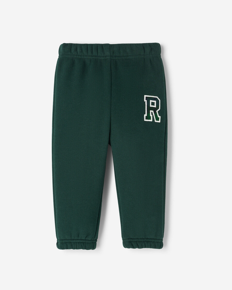baby-sweatpants mit karoapplikationen
