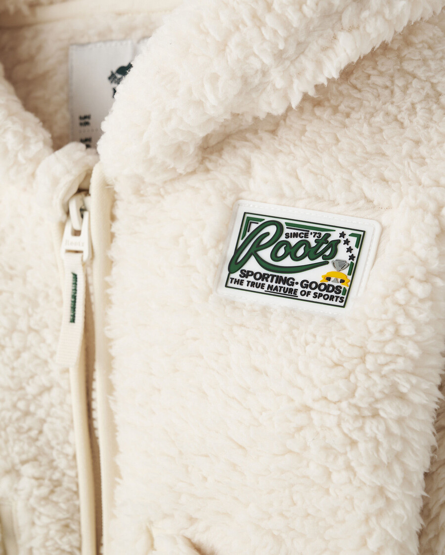 baby creekside shearling fleece full zip hoodie