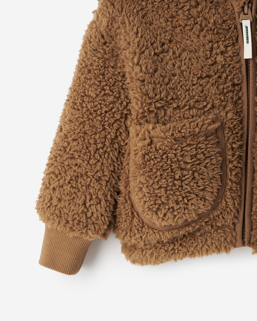 baby creekside shearling fleece full zip hoodie
