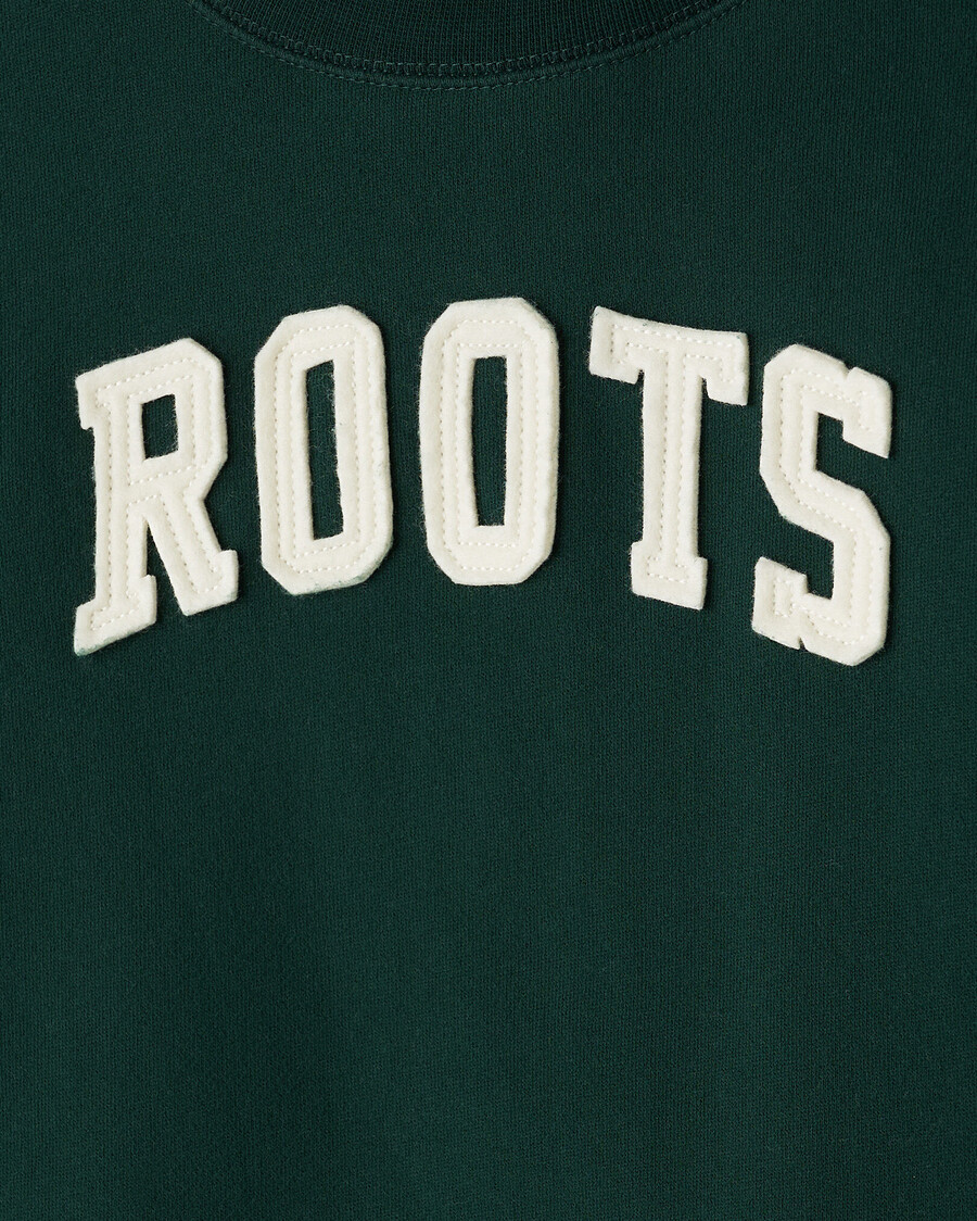 kinder-sweatshirt mit roots-applikationen