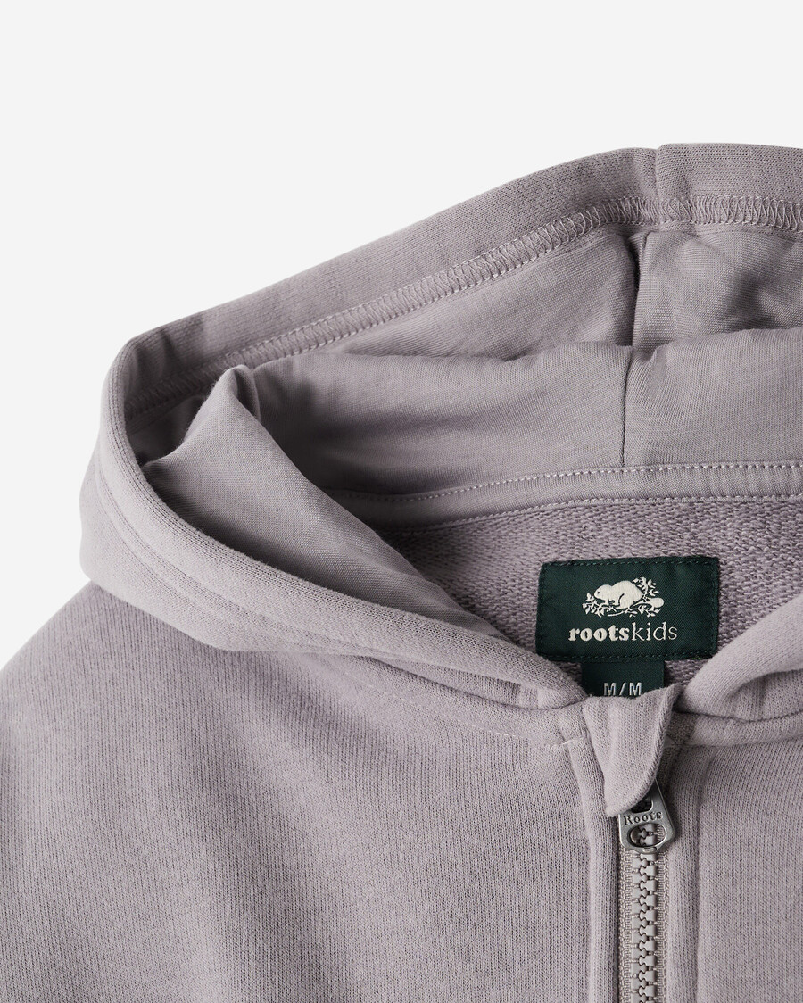 mädchen sommer cloud cropped bubble full zip hoodie