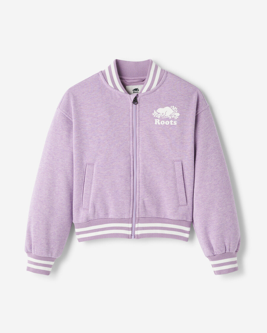 cooper sparkle varsity-jacke für mädchen