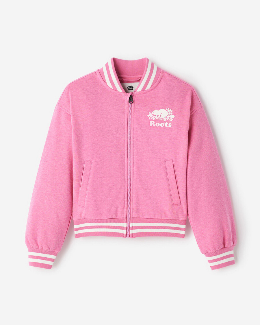 cooper sparkle varsity-jacke für mädchen