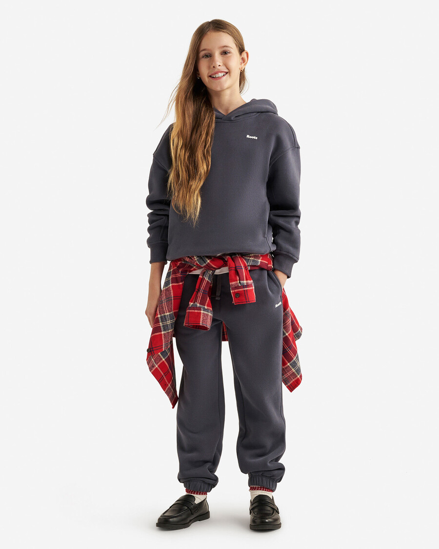 kinder-hoodie mit wolkenmotiv