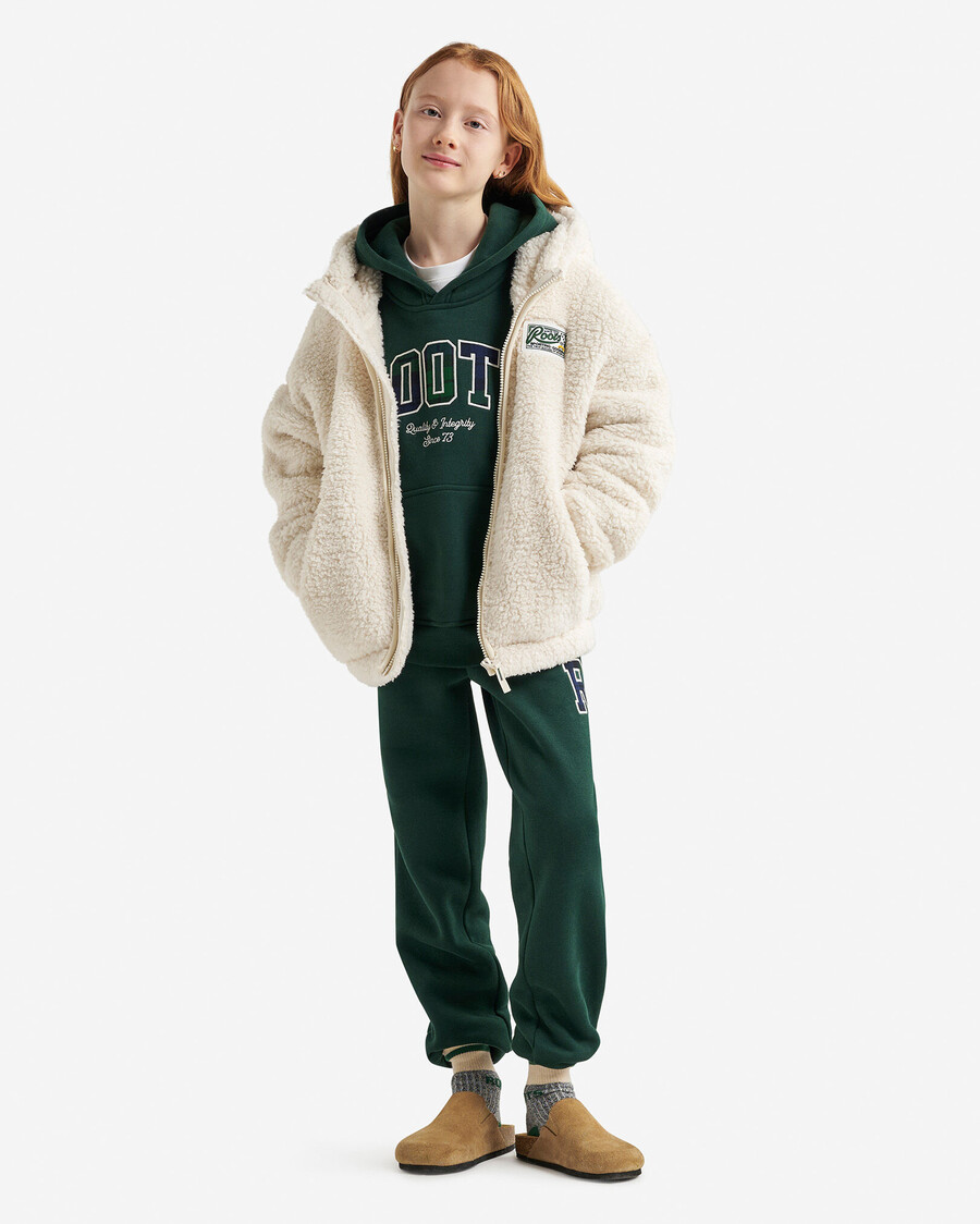 kinder-kapuzenpullover mit karomuster
