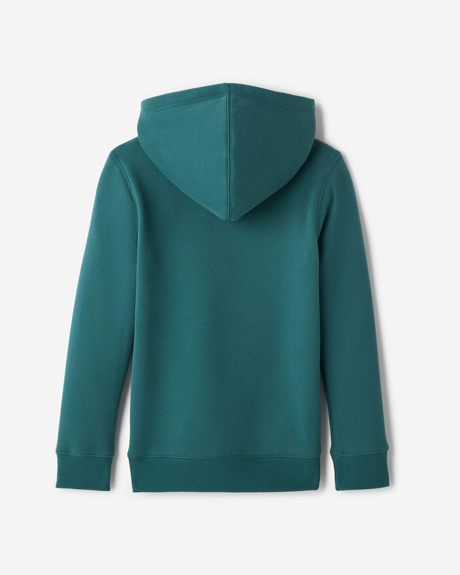 kinder-hoodie mit bibermotiv