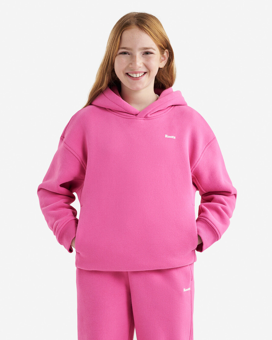 kinder-hoodie mit wolkenmotiv