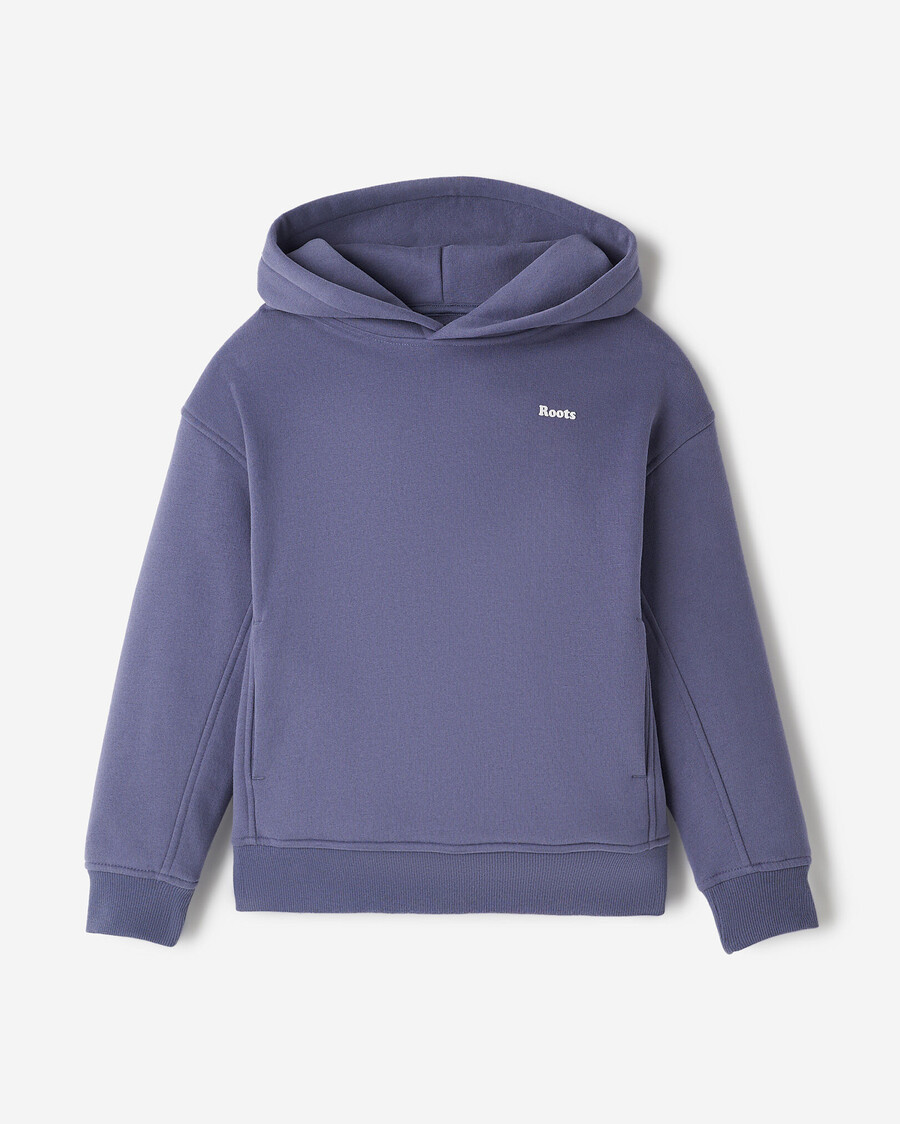kinder-hoodie mit wolkenmotiv