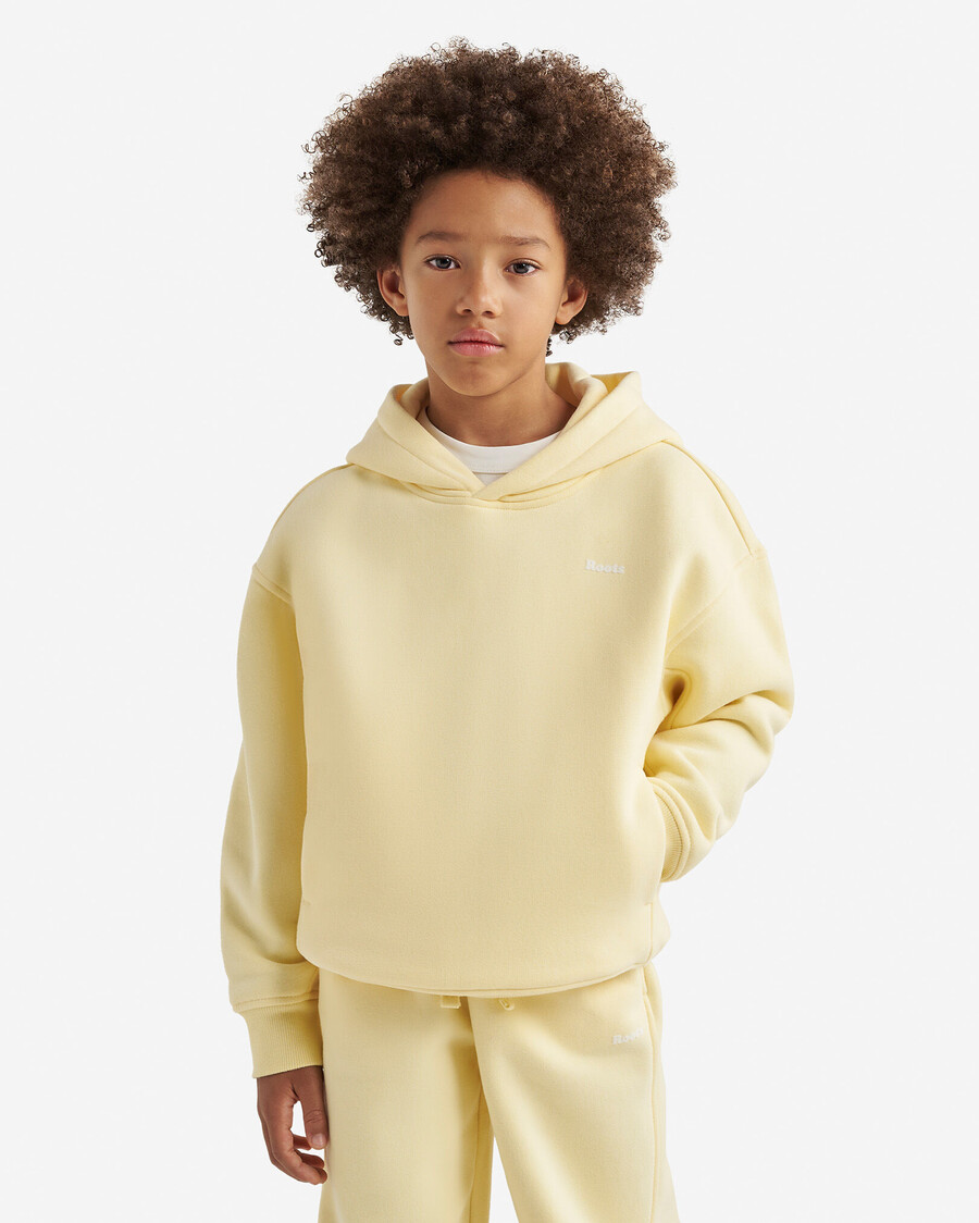 kinder-hoodie mit wolkenmotiv