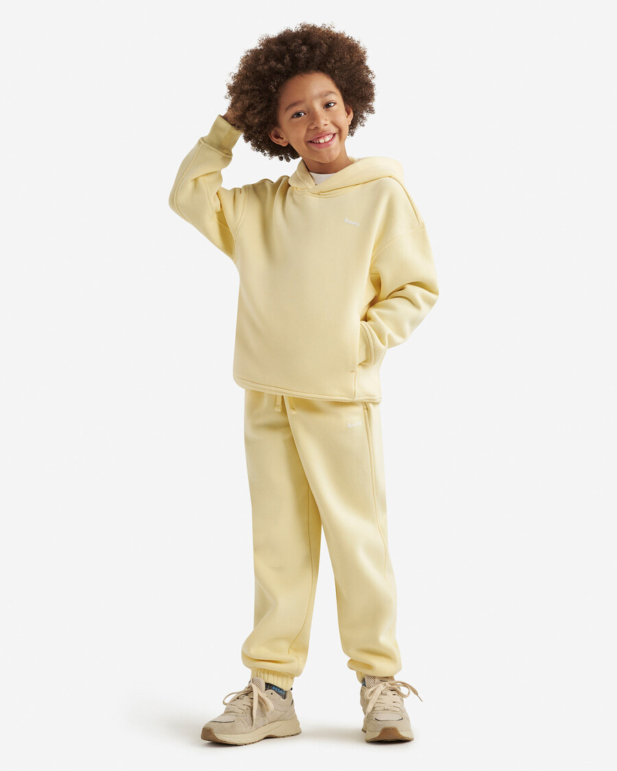 kinder-hoodie mit wolkenmotiv