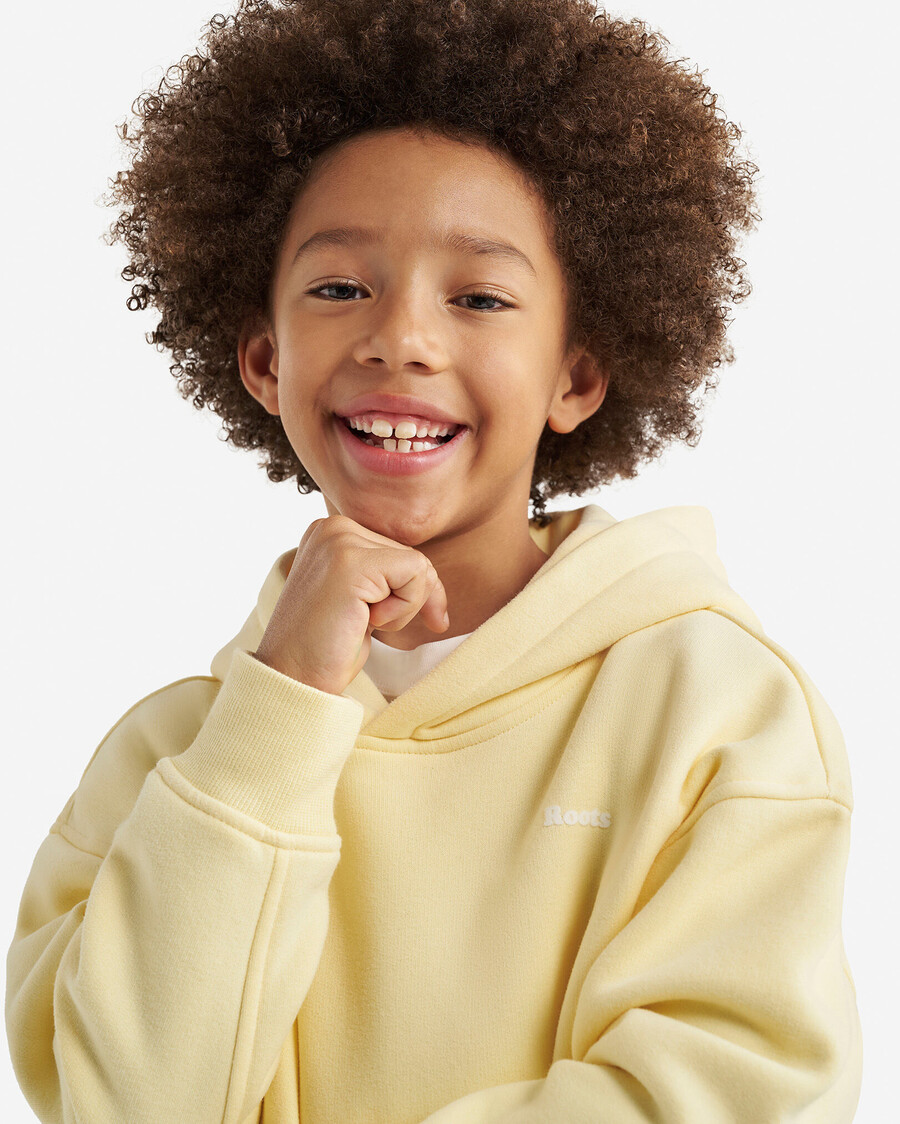 kinder-hoodie mit wolkenmotiv