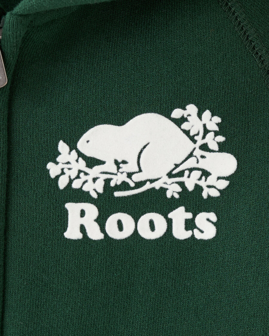bio-hoodie für kleinkinder mit durchgehendem reißverschluss