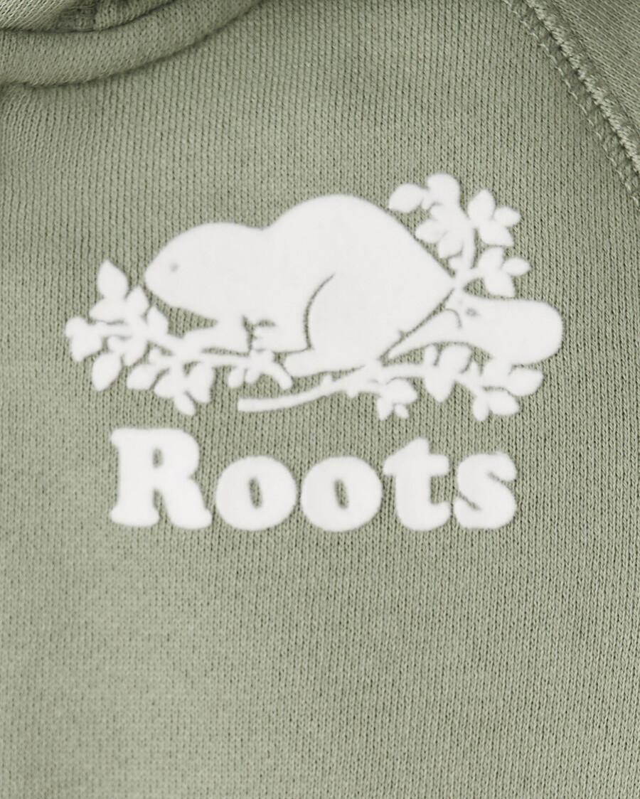 bio-hoodie für kleinkinder mit durchgehendem reißverschluss