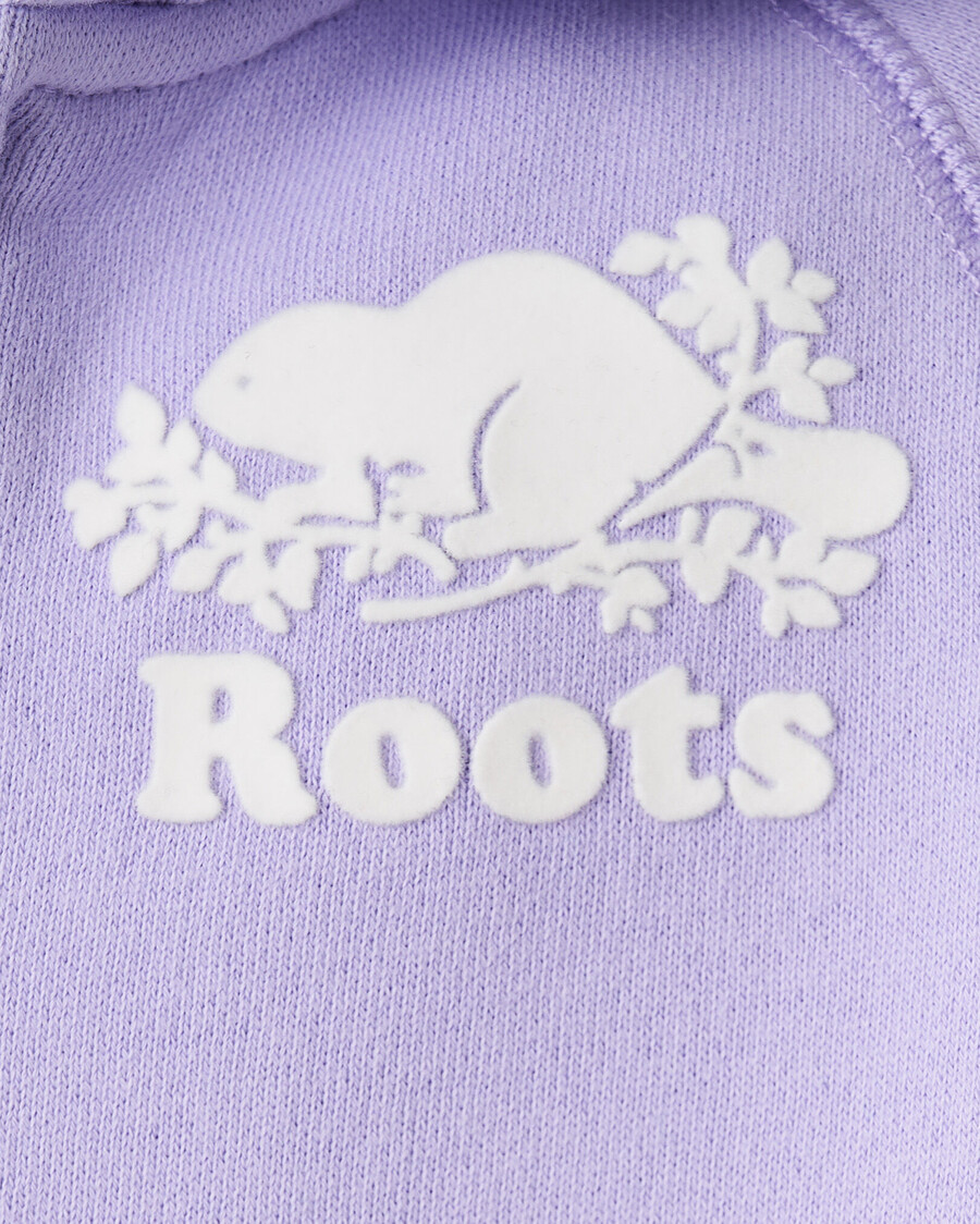 bio-hoodie für kleinkinder mit durchgehendem reißverschluss
