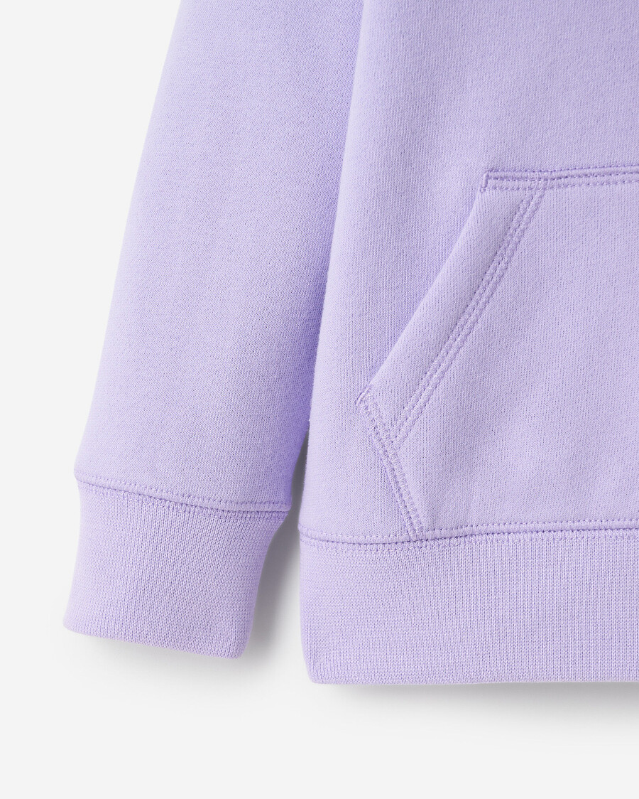 bio-hoodie für kleinkinder mit durchgehendem reißverschluss