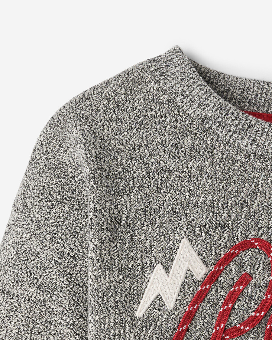 kleinkind-sweatshirt mit seilapplikation