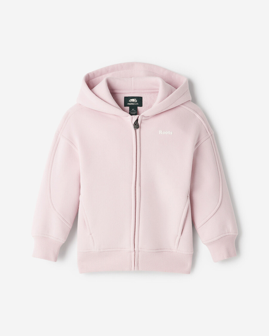 kleinkind-kapuzenpullover mit durchgehendem reißverschluss und wolkenmotiv