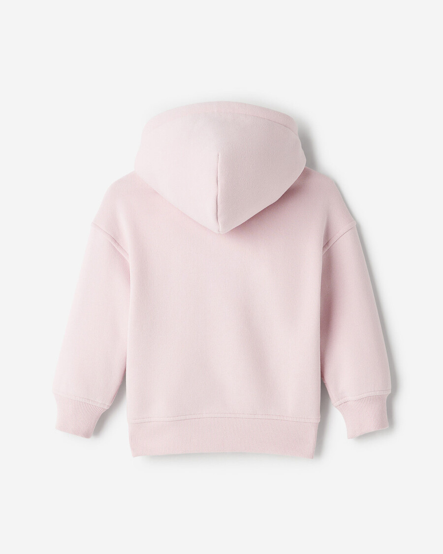 kleinkind-kapuzenpullover mit durchgehendem reißverschluss und wolkenmotiv