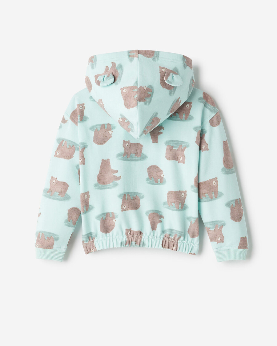kuscheliger bären-kapuzenpullover für kleinkinder