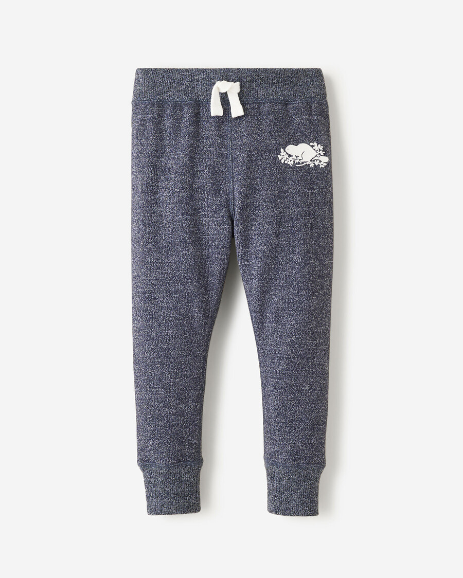 gemütliche fleece-sweathose für kleinkindermädchen