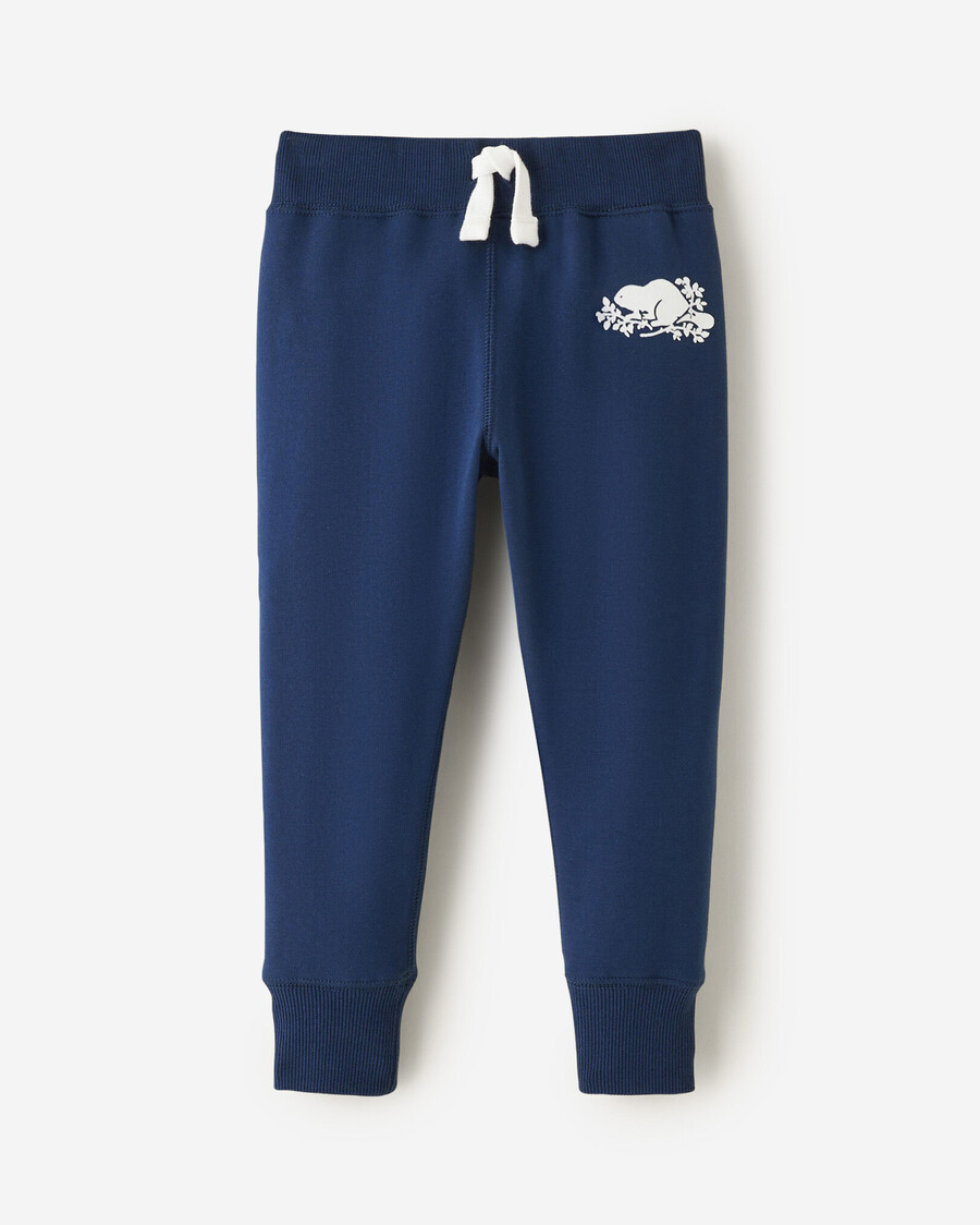 kuschelige fleece-sweathose für kleinkinder
