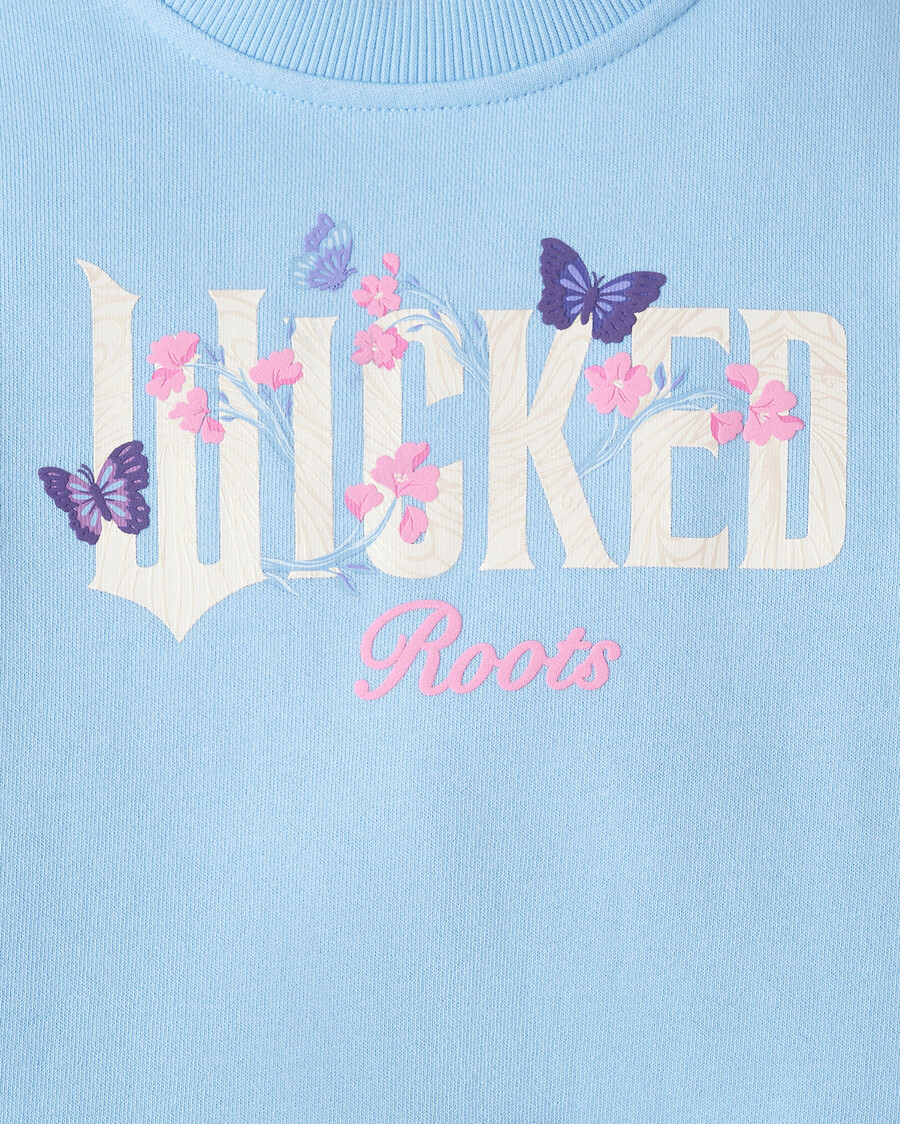 kleinkind-sweatshirt mit blumenmuster von roots x wicked