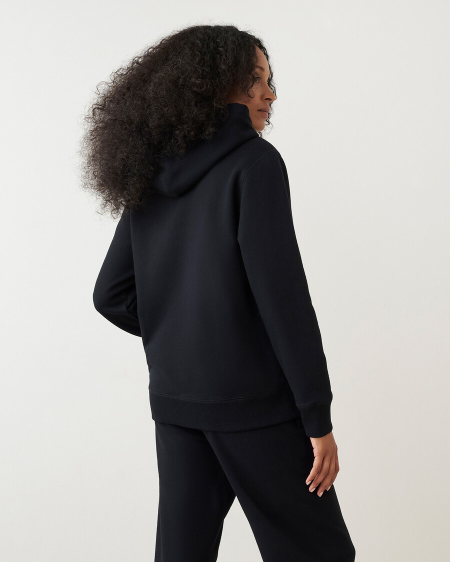bio-original-kapuzenpullover mit durchgehendem reißverschluss
