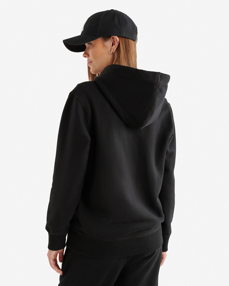bio-original-kapuzenpullover mit durchgehendem reißverschluss