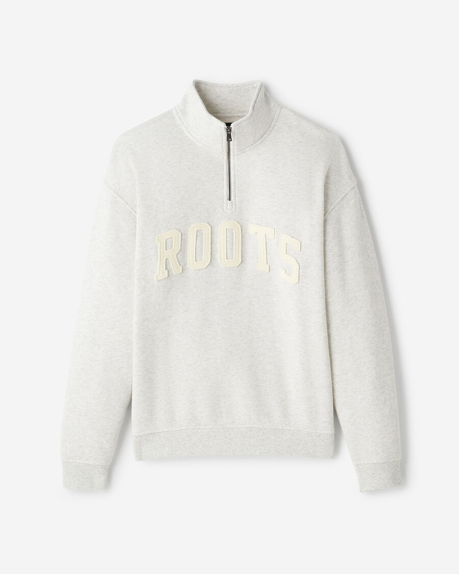 roots applikation half zip stein