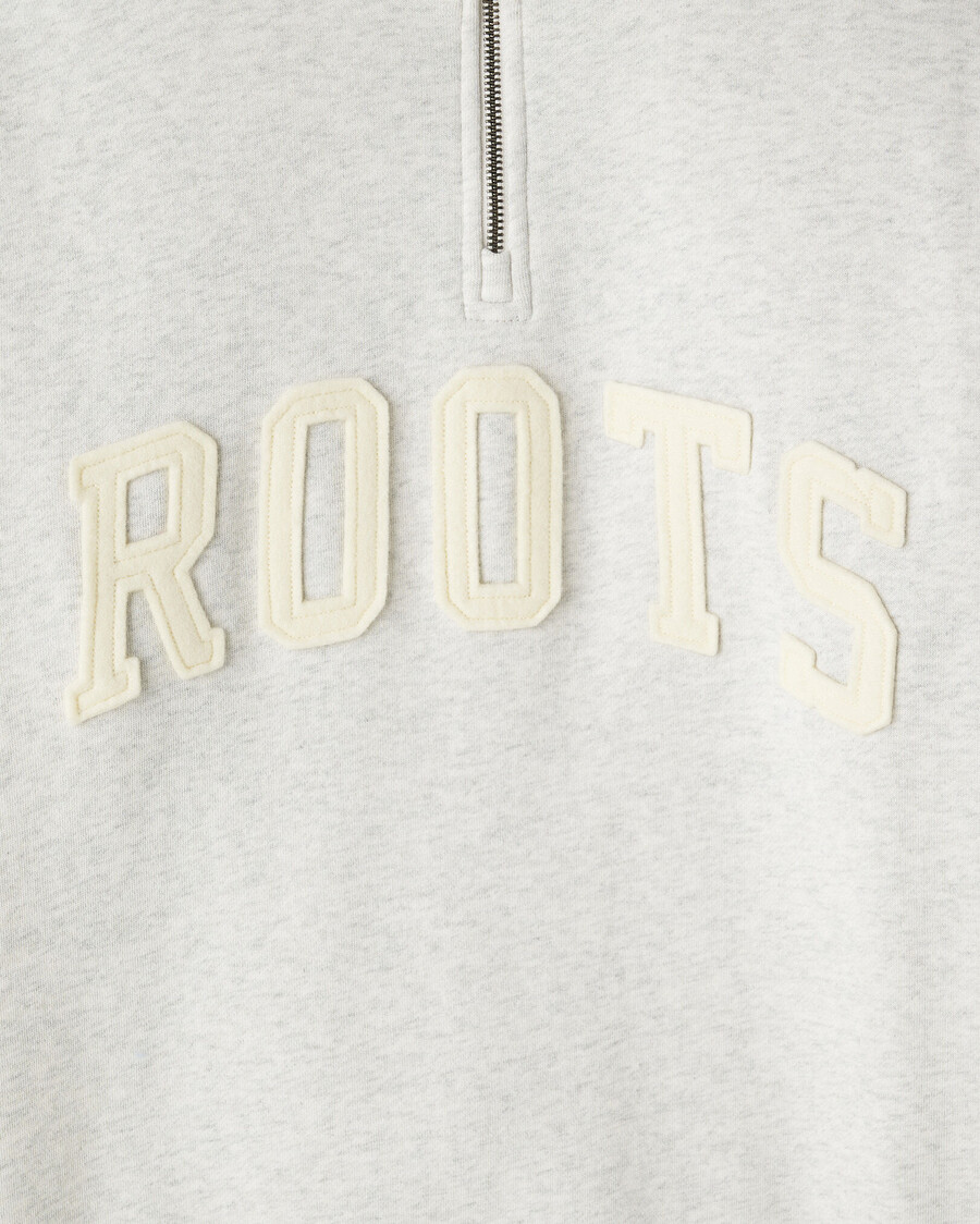 roots applikation half zip stein