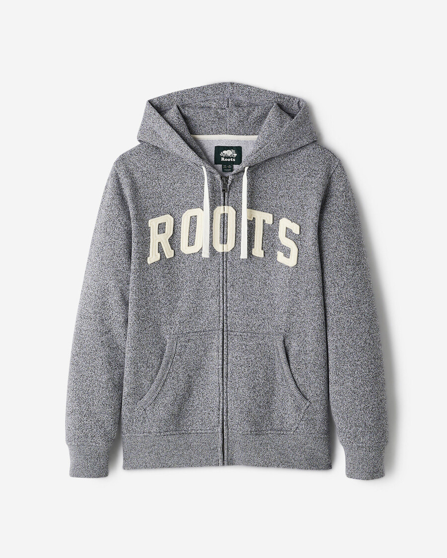 roots applikation full zip hoodie