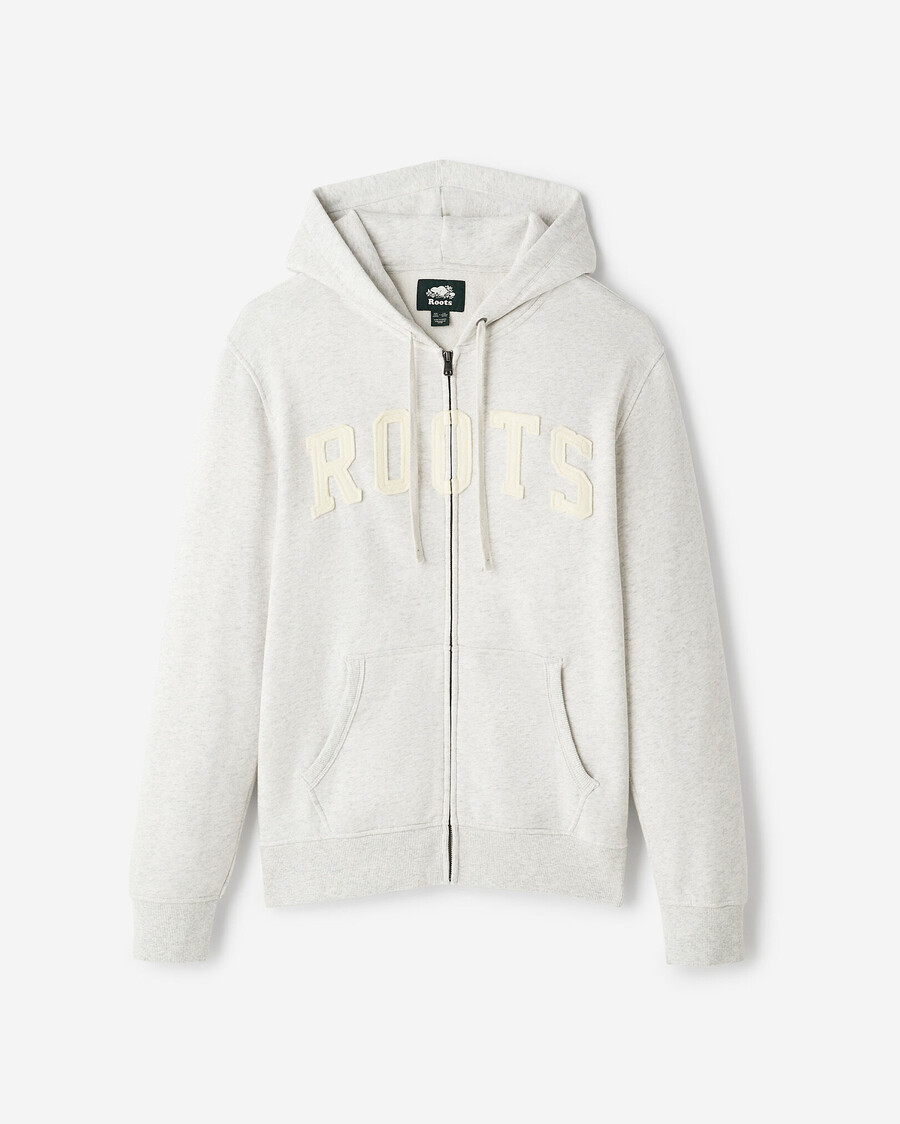roots applikation full zip hoodie