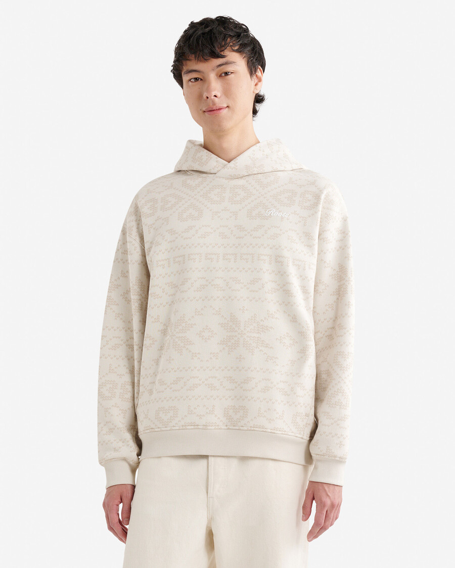 roots fair isle hoodie