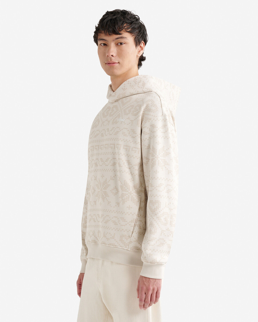 roots fair isle hoodie