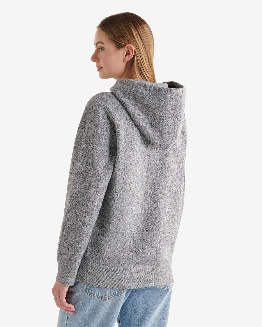 bio-original-kapuzenpullover mit durchgehendem reißverschluss