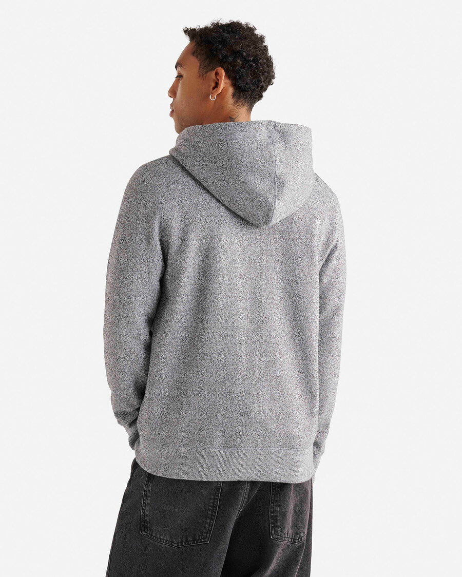 bio-original-kapuzenpullover mit durchgehendem reißverschluss