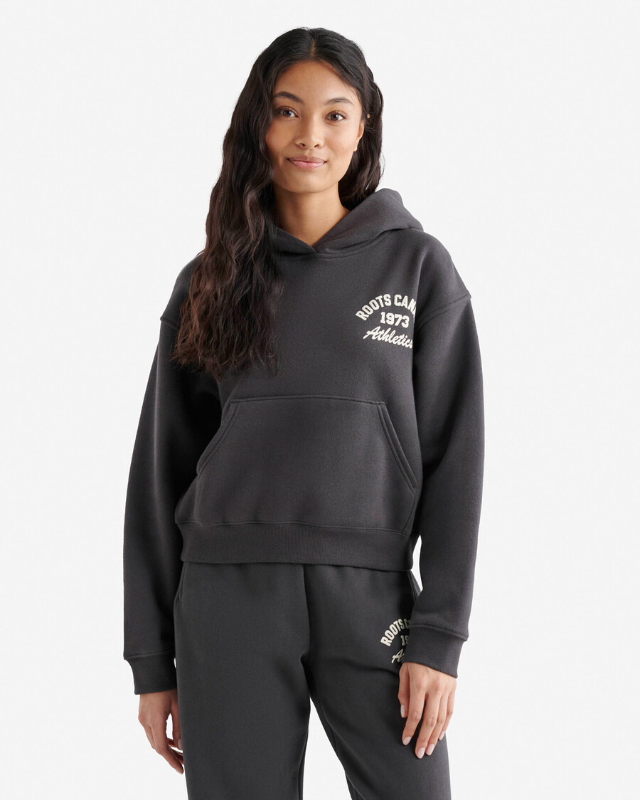 1973 athletics shrunken hoodie