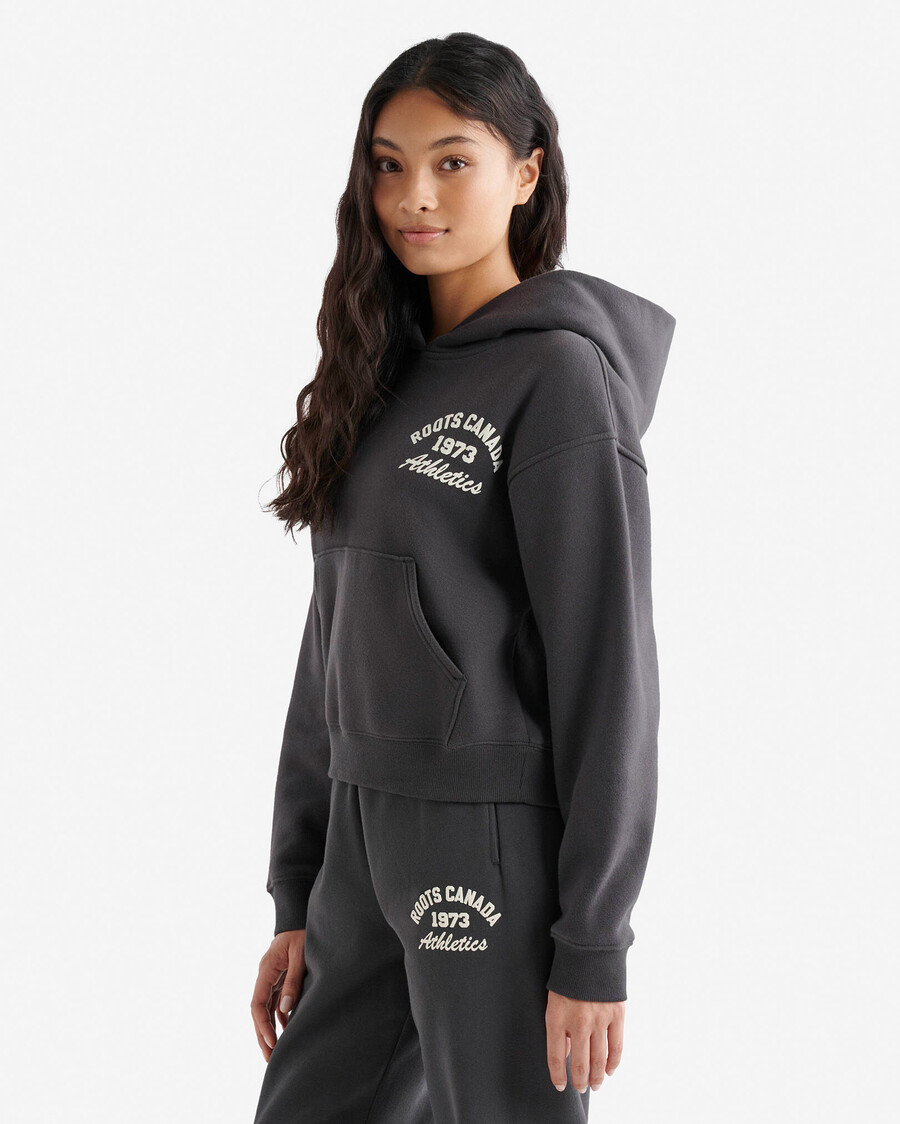 1973 athletics shrunken hoodie