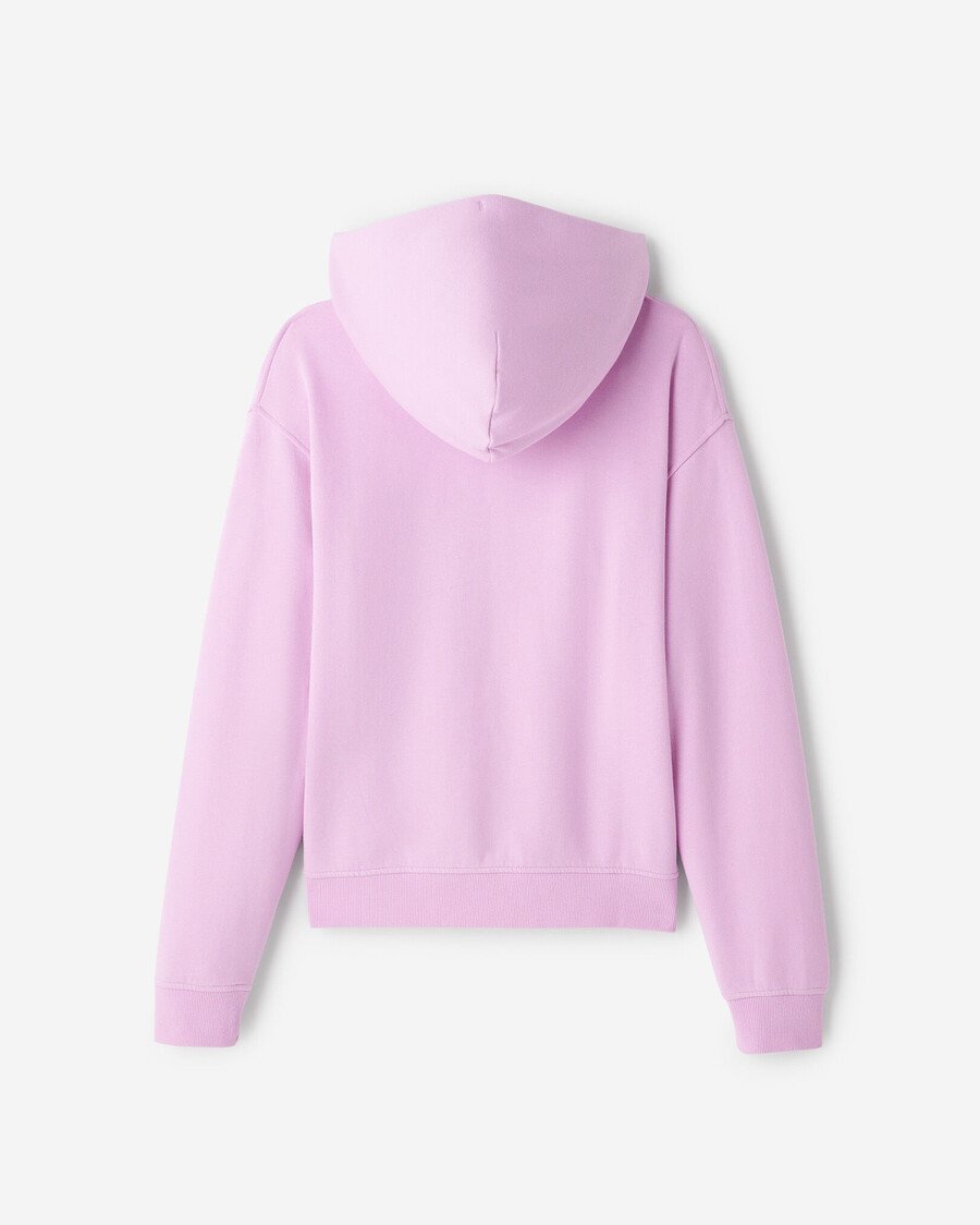 bio-original-kapuzenpullover mit durchgehendem reißverschluss locker geschnitten