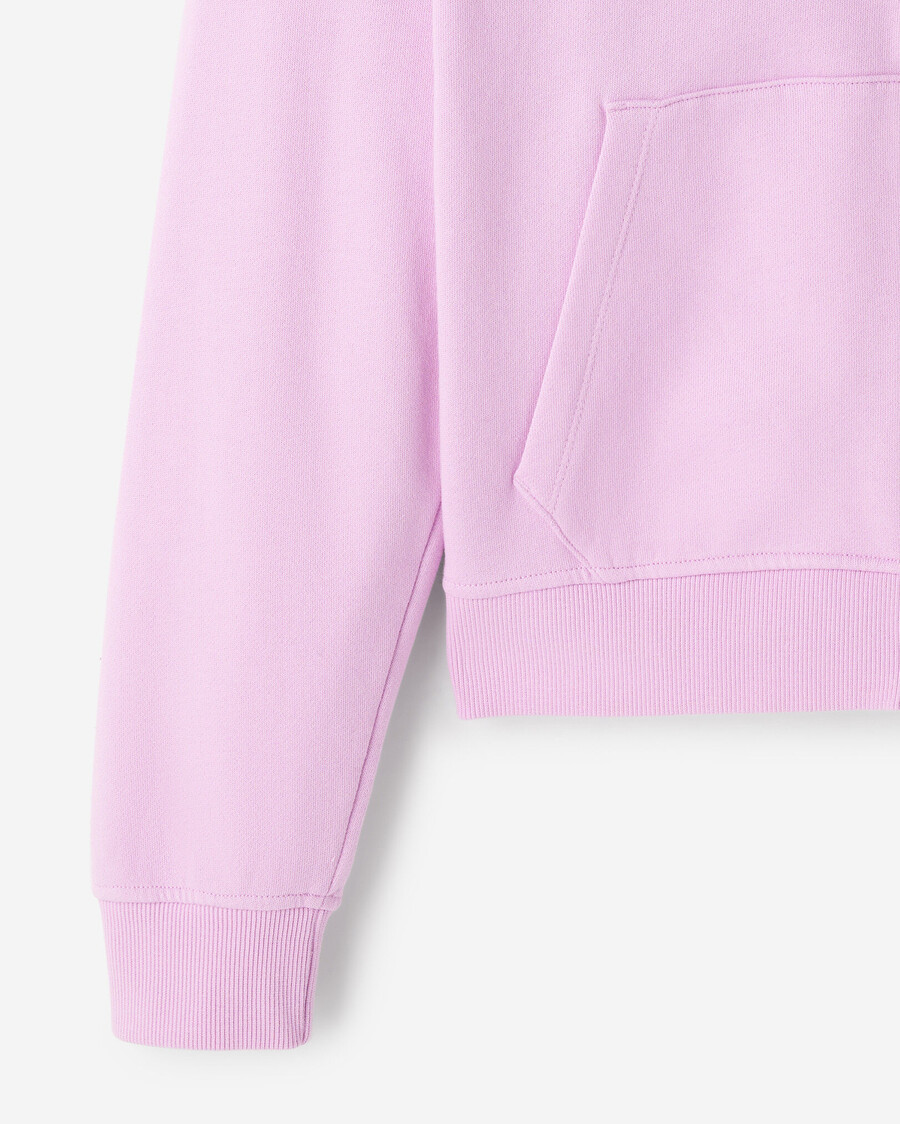 bio-original-kapuzenpullover mit durchgehendem reißverschluss locker geschnitten