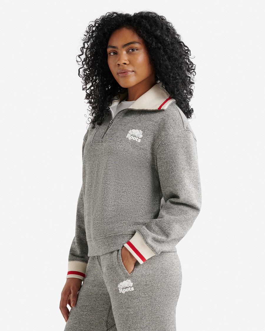 fleecejacke mit halbem reißverschluss