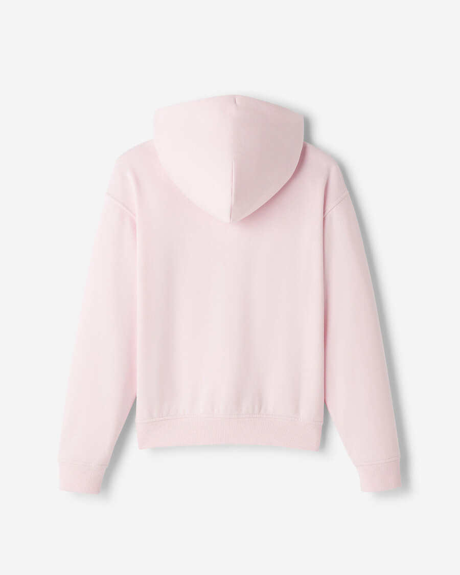 bio-original-kapuzenpullover mit durchgehendem reißverschluss locker geschnitten