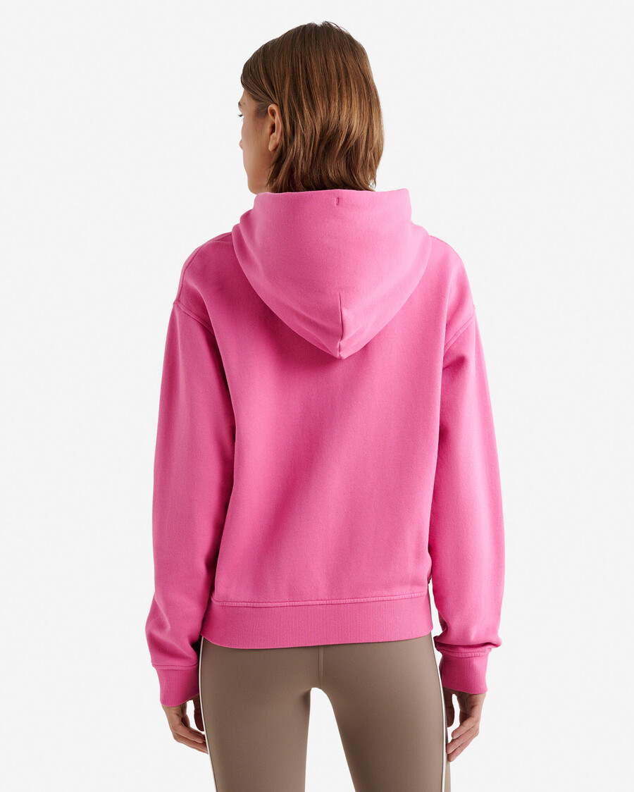bio-original-kapuzenpullover mit durchgehendem reißverschluss locker geschnitten