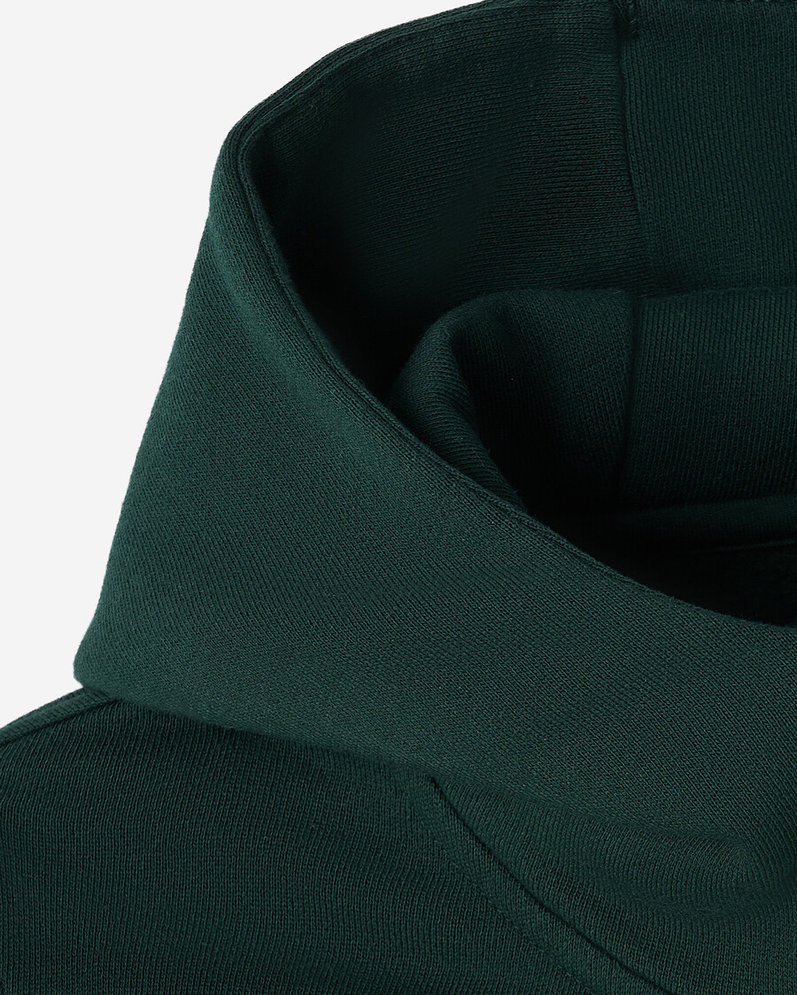 bio-kupfer slim-fit-kapuzenpullover mit durchgehendem reißverschluss