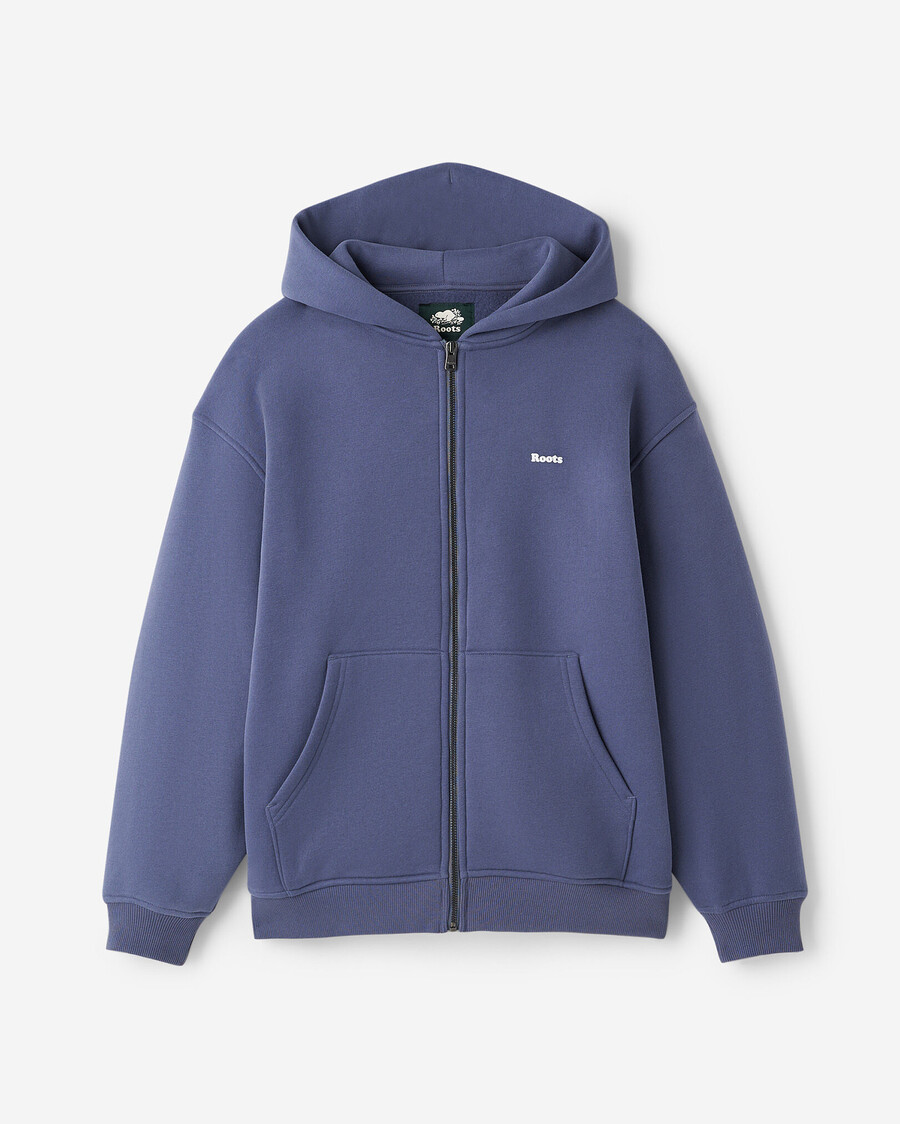 cloud long full zip hoodie