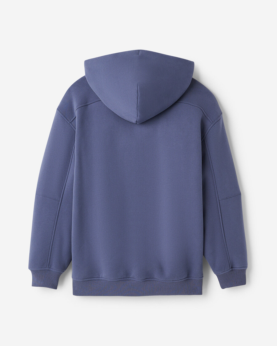 cloud long full zip hoodie