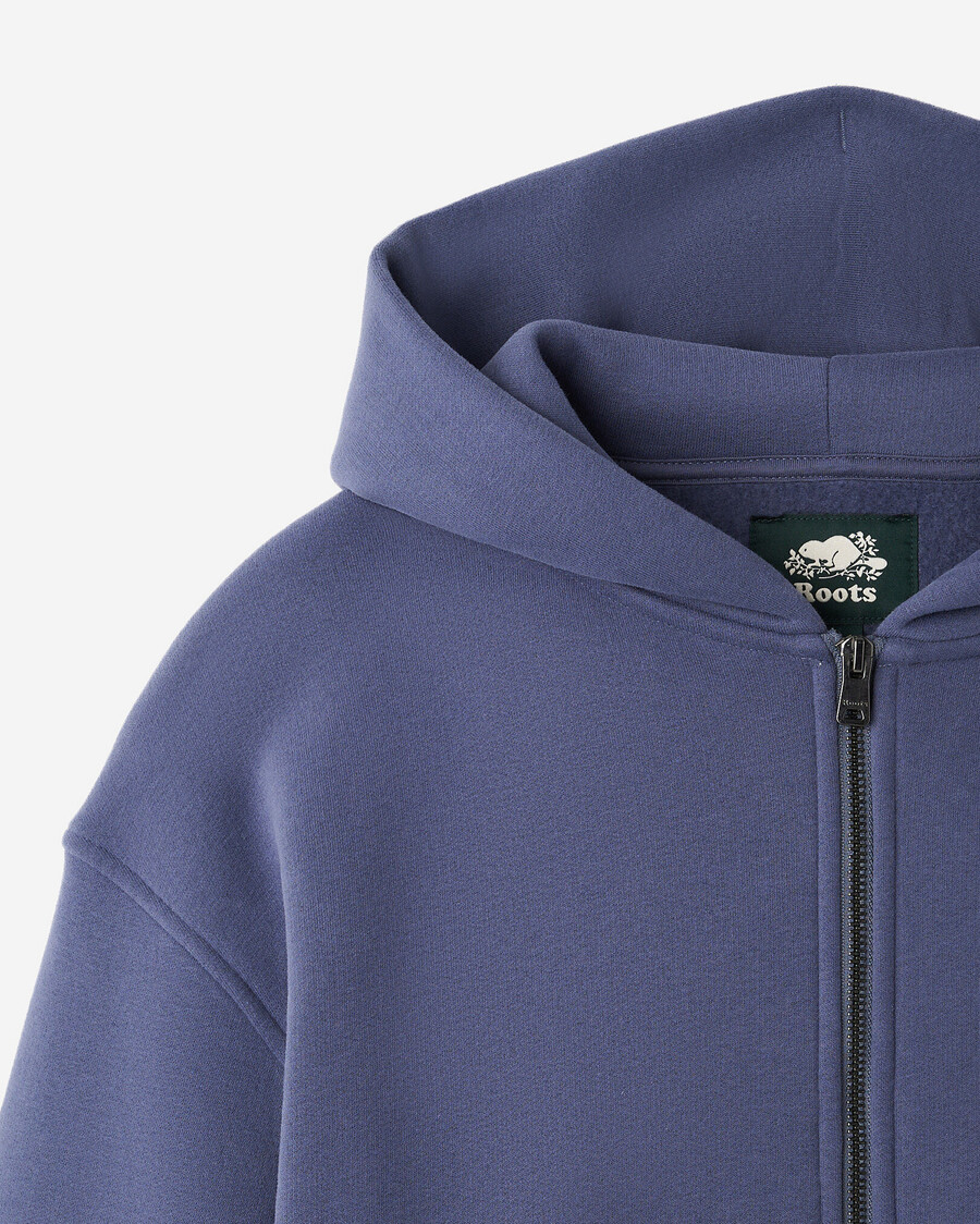 cloud long full zip hoodie
