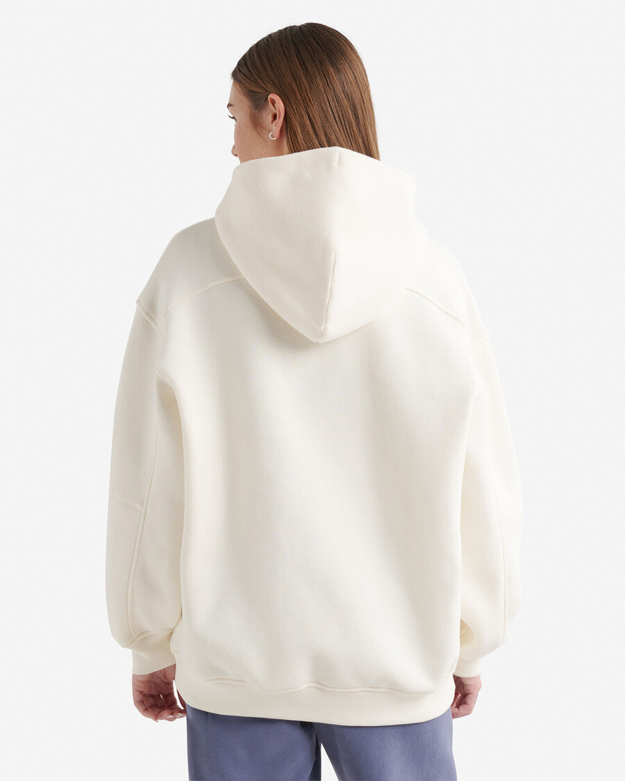 cloud long full zip hoodie