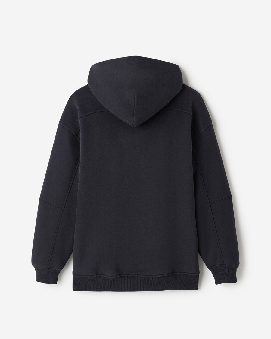 cloud long full zip hoodie